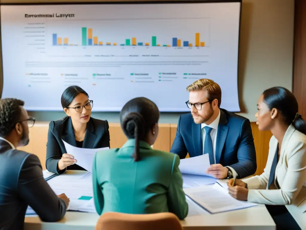 Abogados ambientales expertos en creación de ONG Abogados ambientales discutiendo aspectos legales para la creación de una ONG medioambiental
