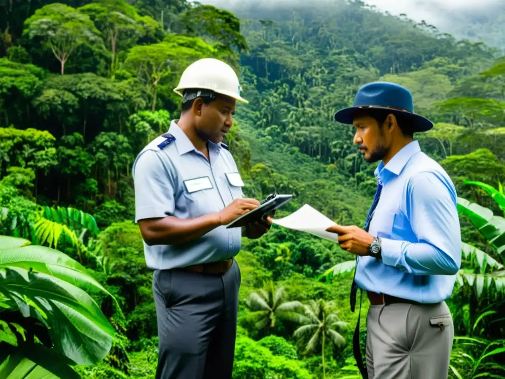 Auditorías ambientales en la selva: inspección meticulosa, interacción respetuosa con la comunidad local y compromiso con la sostenibilidad