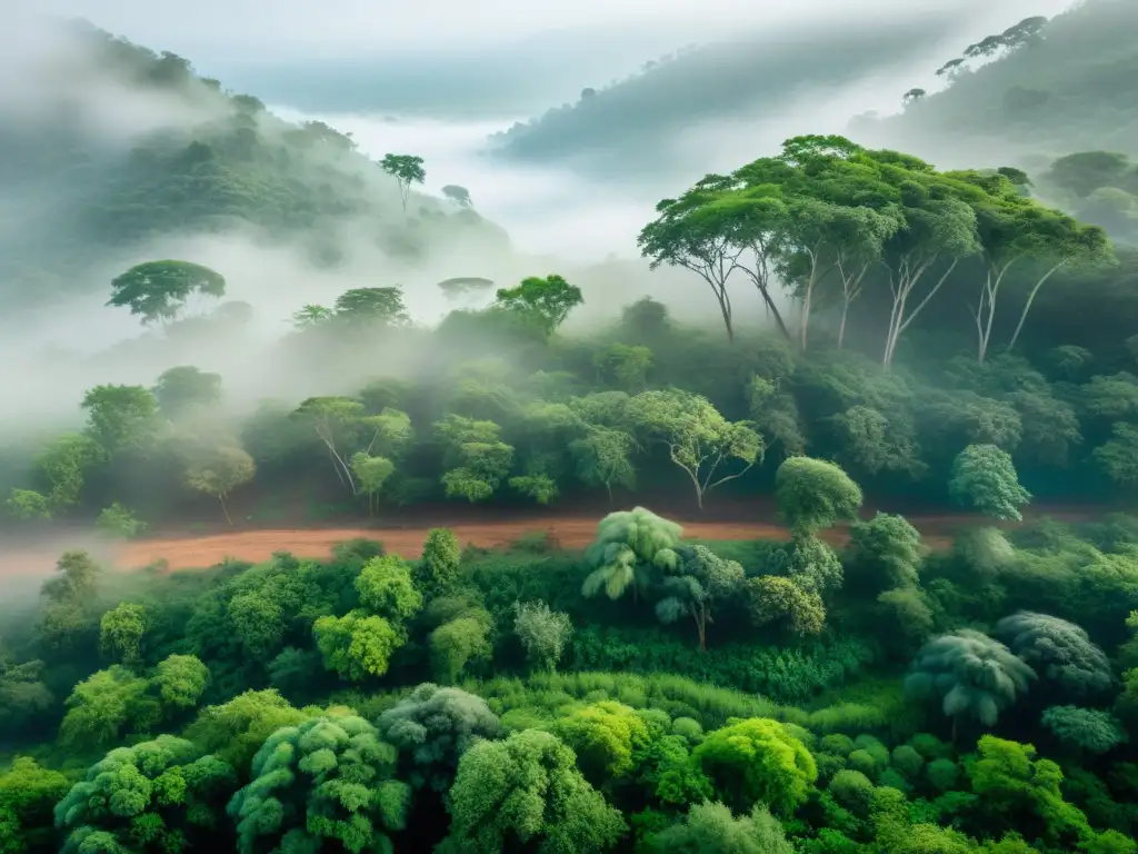 Un equipo de conservacionistas de ONGs trabaja unidos para restaurar un hábitat exuberante y diverso, plantando árboles nativos y plantas