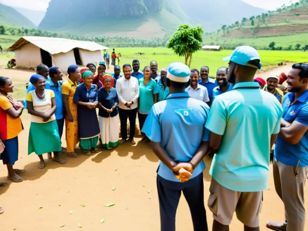 Equipo humanitario muestra resiliencia en comunidad remota, brindando apoyo emocional y suministros médicos