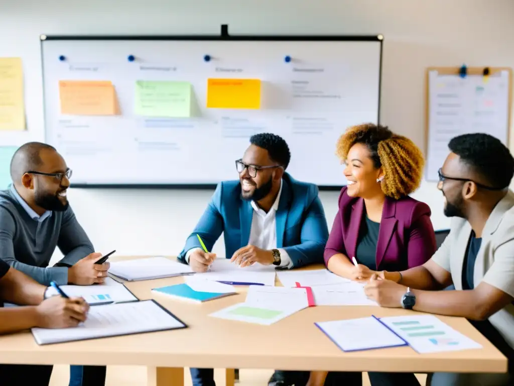 Equipo de ONGs discute estrategias de comunicación, reflejando pasión y dedicación en la automatización comunicación interna ONGs