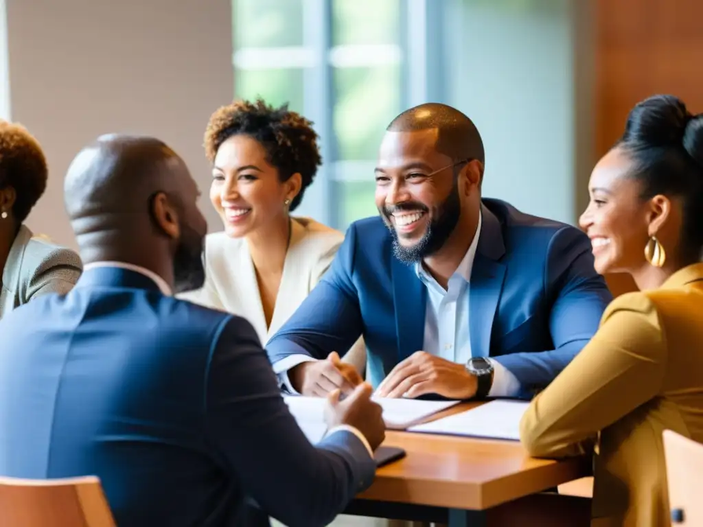 Un grupo diverso y apasionado discute estrategias y colabora en soluciones innovadoras