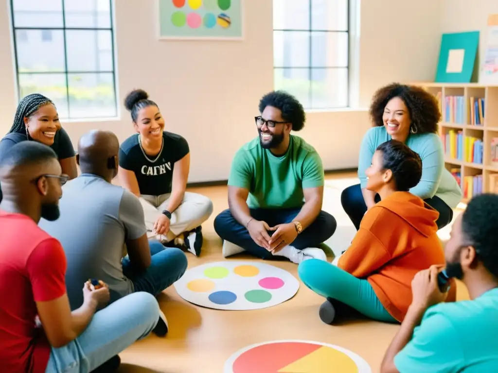 Un grupo diverso se reúne en un taller creativo para ONGs sin fines de lucro