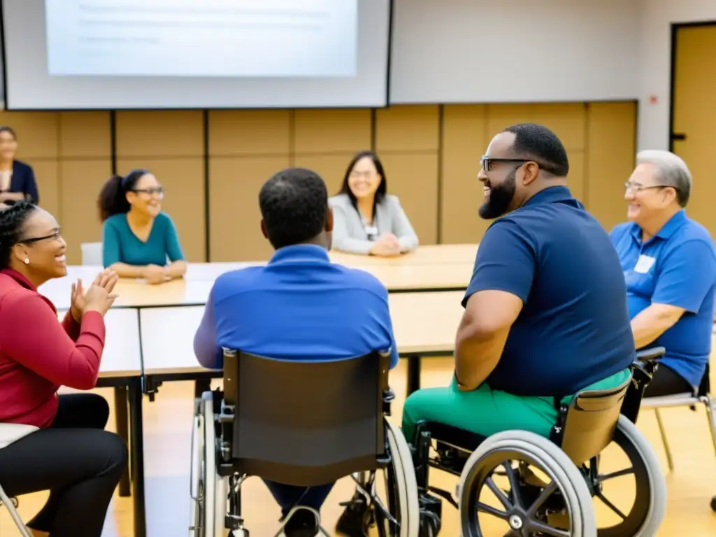 Formación inclusiva para promover diversidad y equidad en ONGs: taller de capacitación inclusivo con participantes diversos y facilitador profesional