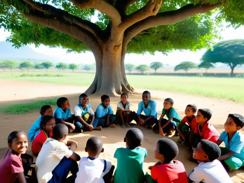 Niños de comunidad rural realizan experimento científico con ONG, tendencias tecnología educativa ONG