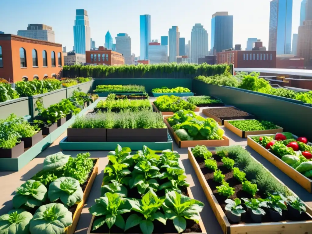 Un oasis urbano rebosante de vida y trabajo comunitario