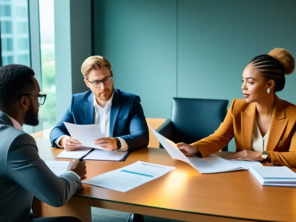 Profesionales y representantes de ONGs discuten la Guía Ley Modelo UNCITRAL ONGs en un ambiente de trabajo serio y enfocado