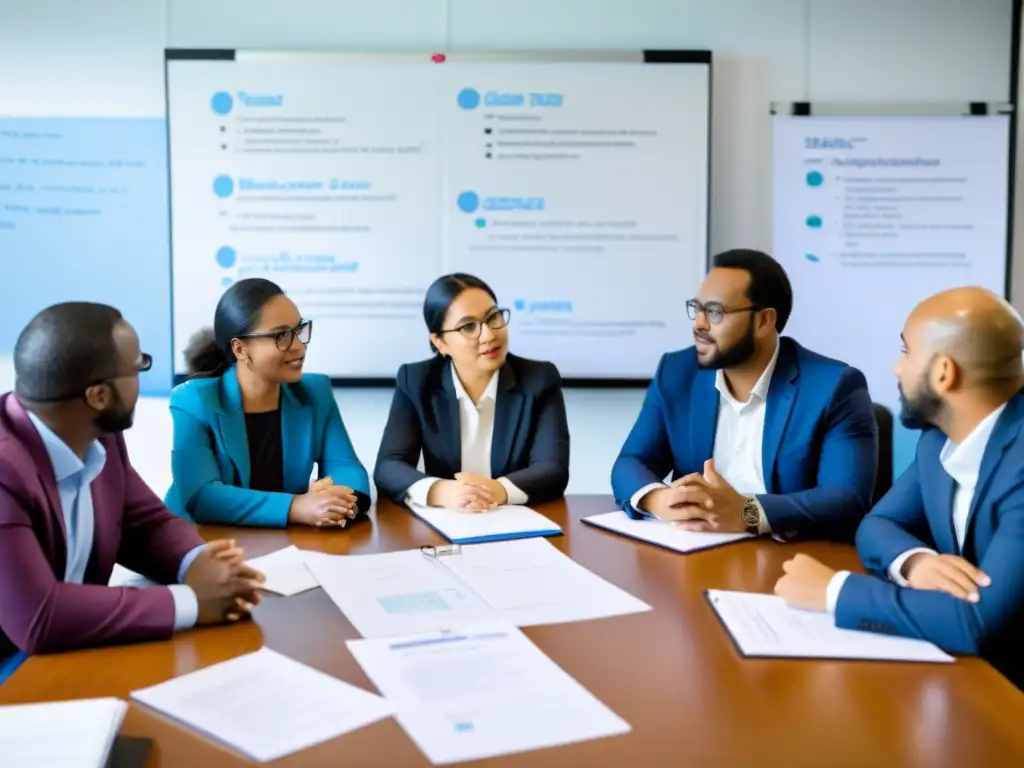 Profesionales y representantes de ONGs colaboran estratégicamente en una reunión intensa