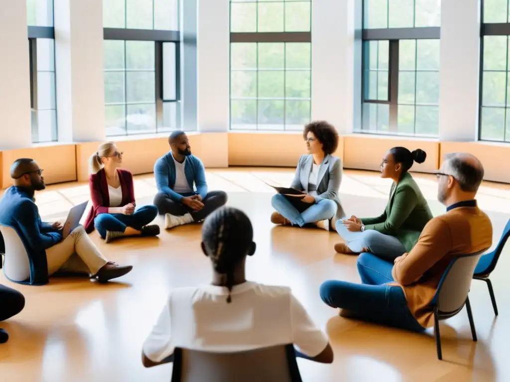 Profesionales y voluntarios colaboran en un taller