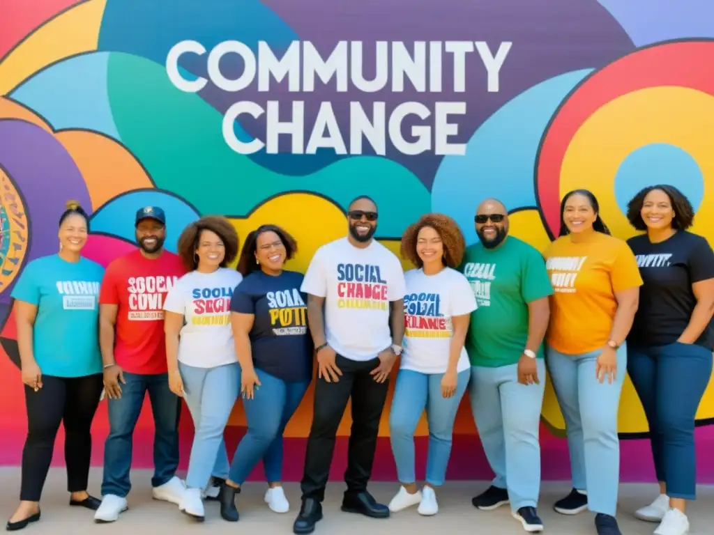 Unidos por la responsabilidad social: diversidad, activismo y mural colorido