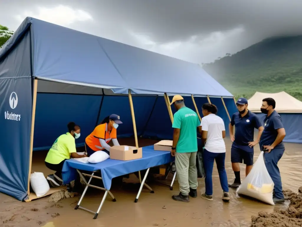 Voluntarios en acción: brindando ayuda en una crisis humanitaria