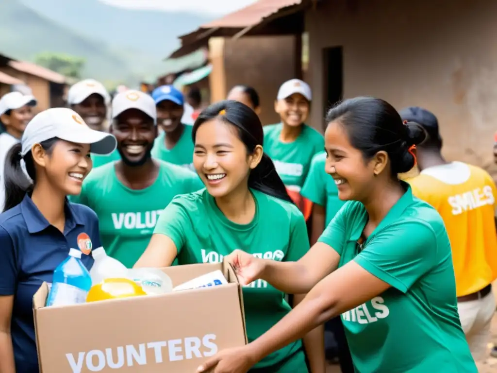 Voluntarios de ONG aumentan donaciones y apoyo en comunidad necesitada, transmitiendo esperanza y unidad