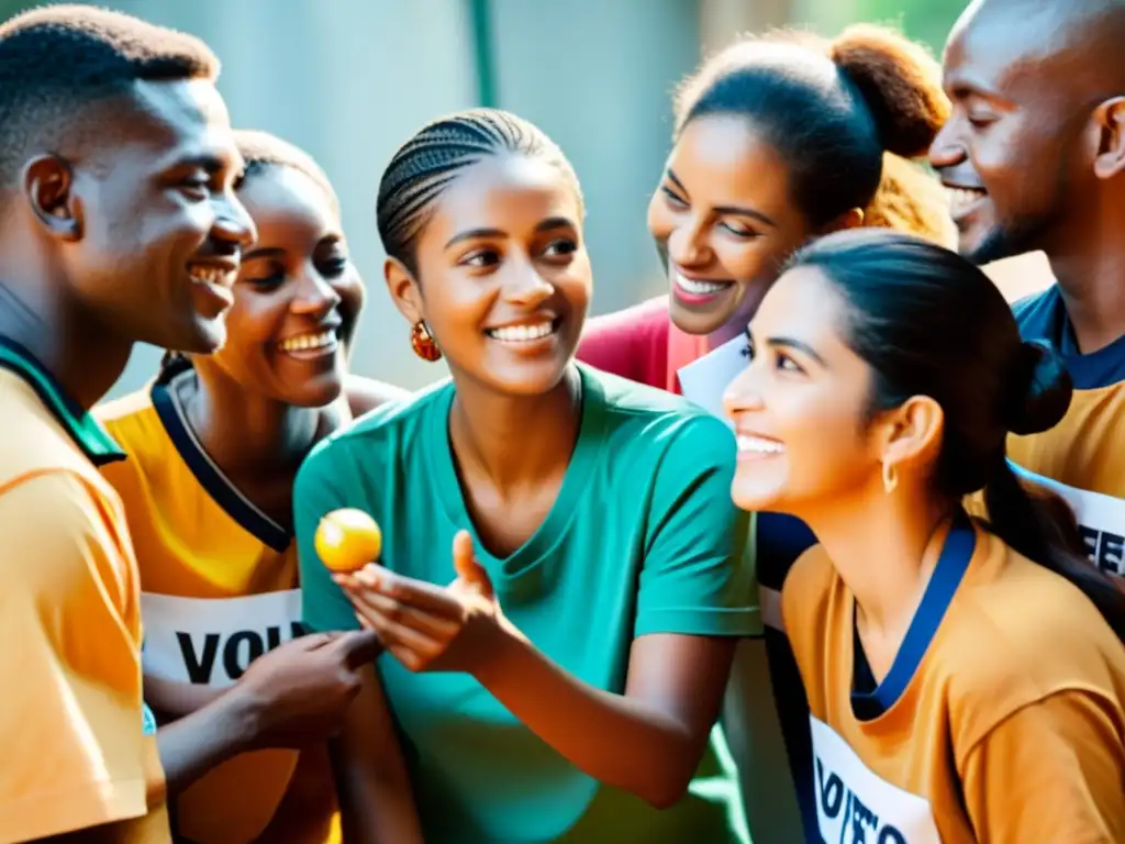 Voluntarios de diversas edades y orígenes trabajan juntos para apoyar a una ONG