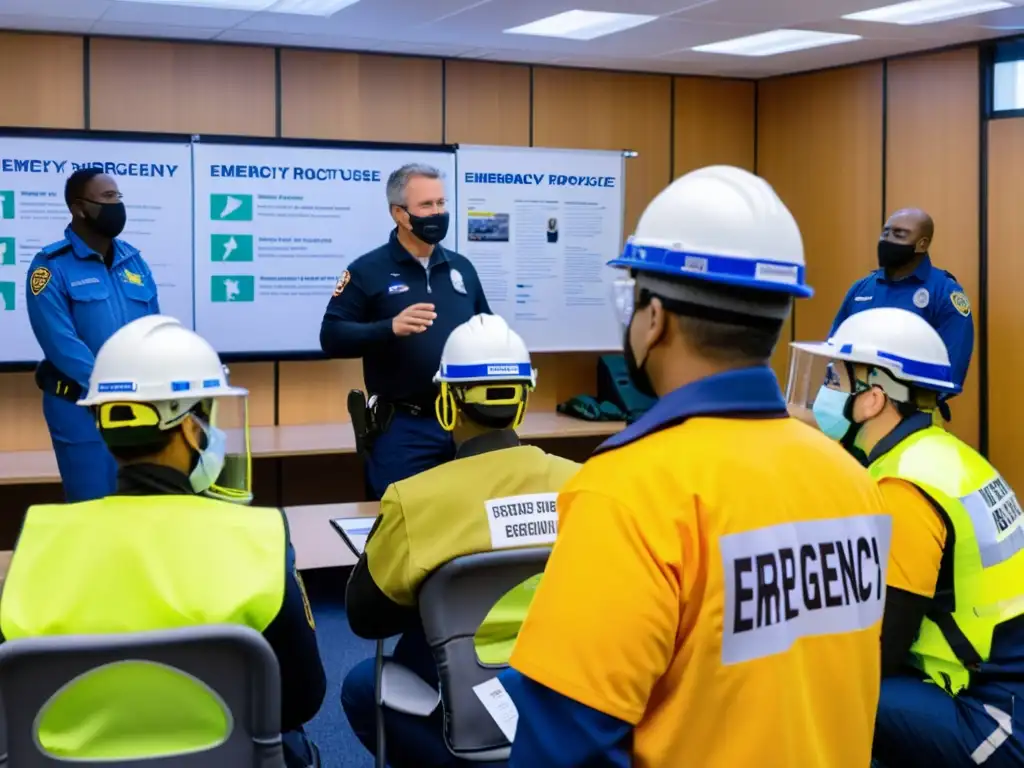 Voluntarios en entrenamiento de protocolos para ONG, atentos y comprometidos con la prevención de riesgos