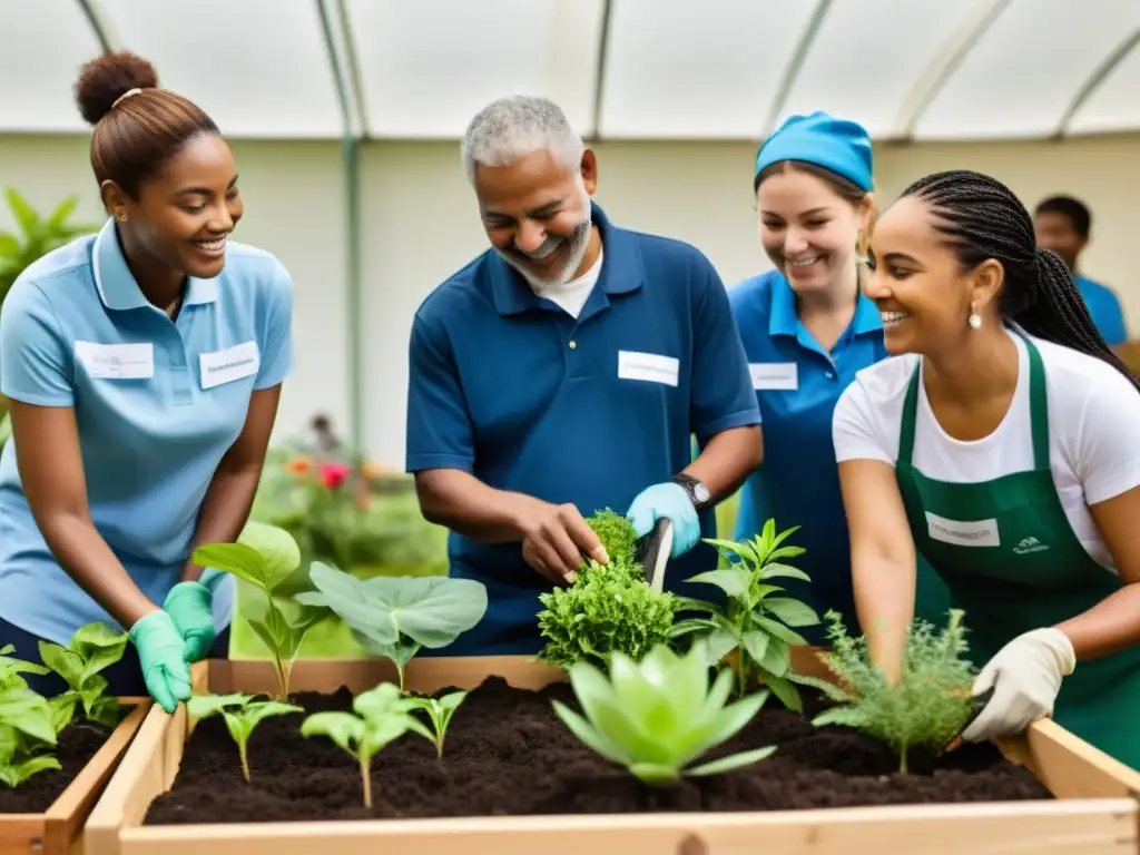 Voluntarios diversos colaboran en ONG, impacto de la diversidad en ONGs