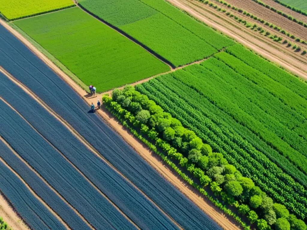 Voluntarios trabajando en proyecto agrícola sostenible, impacto positivo en comunidad y ambiente, Medición de impacto programas ONGs