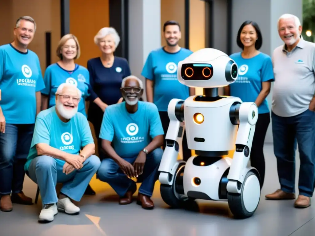 Voluntarios y robots de una ONG brindan ayuda a niños, ancianos y personas con discapacidad