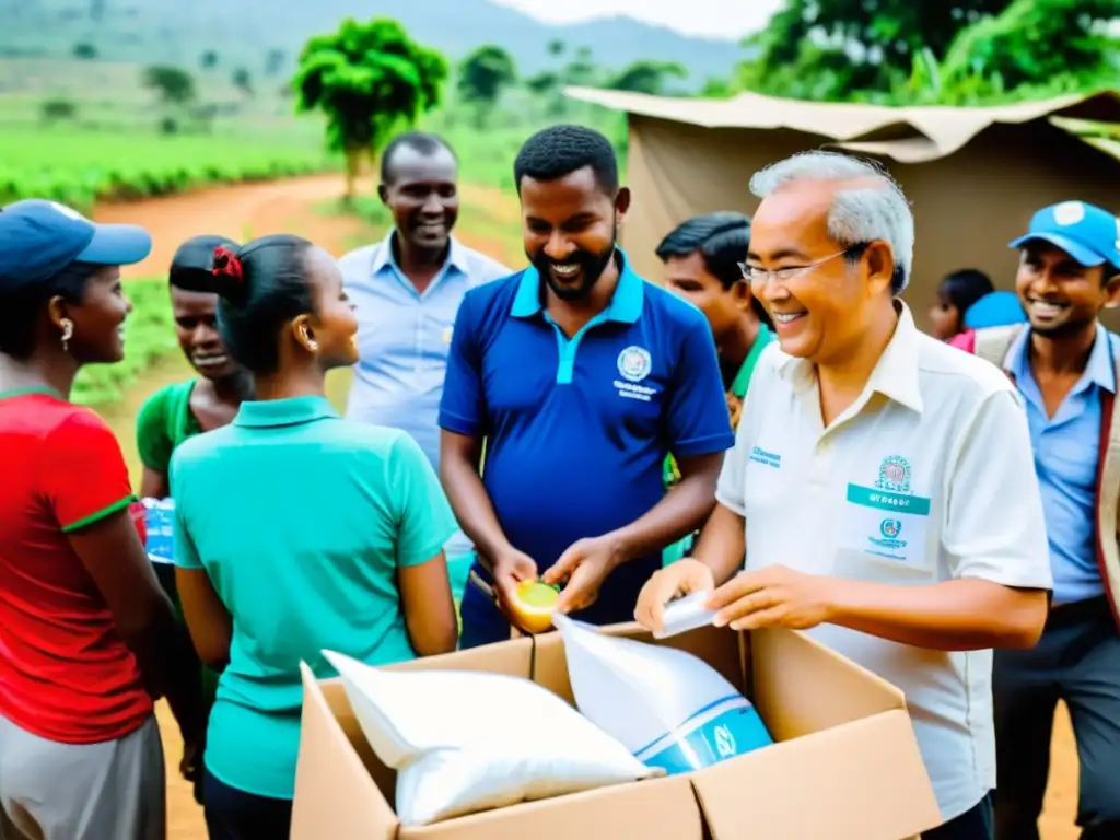 Voluntarios distribuyen suministros y realizan talleres en área de crisis, destacando tácticas innovadoras para captación de fondos